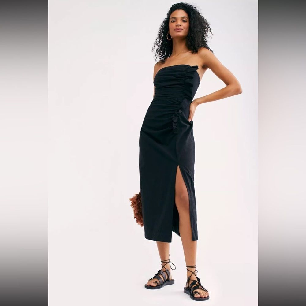 Free People A Statement Midi Dress